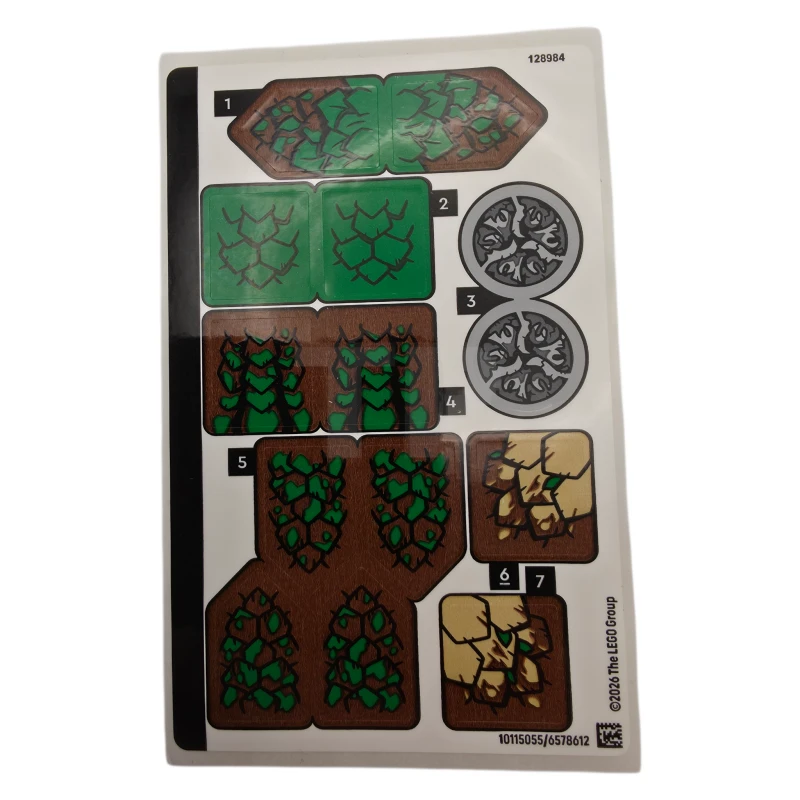 LEGO&reg; 6578612 - Sticker Sheet for Set 71859 - (10115055/6578612)