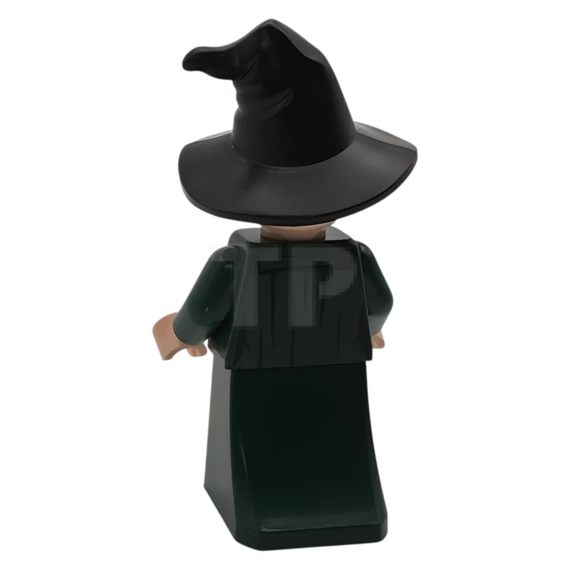 LEGO&reg; hp609 Professor Minerva McGonagall - Dark Green Robe, Plain Skirt, Hat with Hair