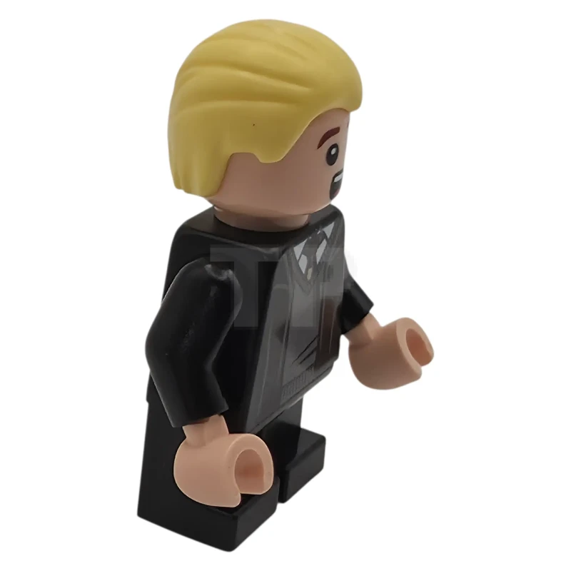 LEGO&reg; hp608 Draco Malfoy - Hogwarts Robe, Black Tie, Grin