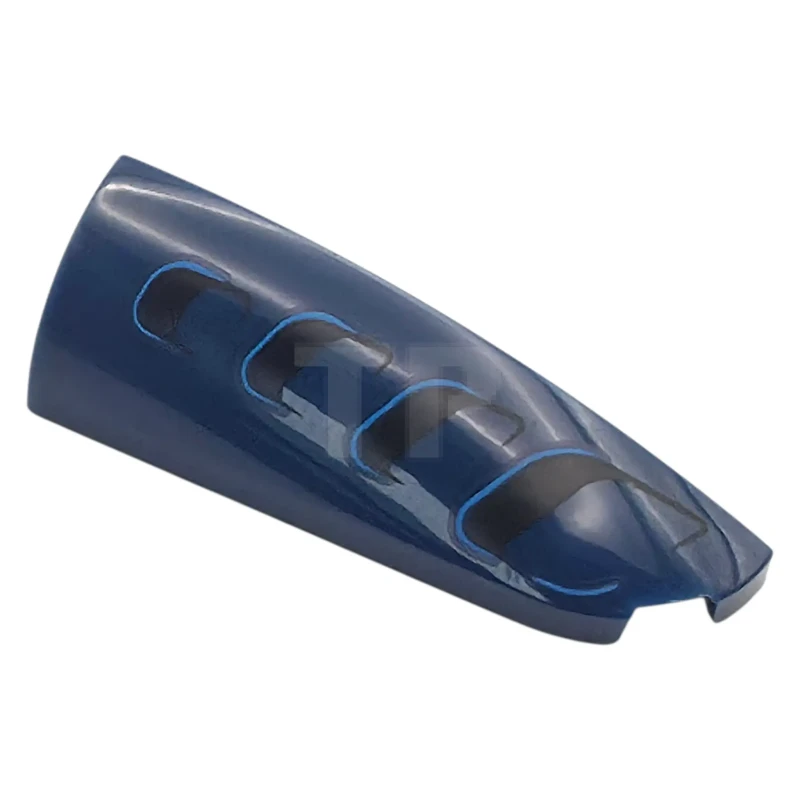 LEGO&reg; 7205pb002 - 6585307 - Slope, Curved 4 x 1 Right with Black Air Vents with Blue Outlines Pattern