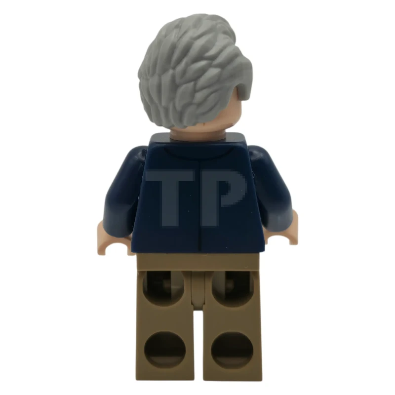 LEGO&reg; sh1100 J. Jonah Jameson - Dark Blue Suit, Light Bluish Gray Hair