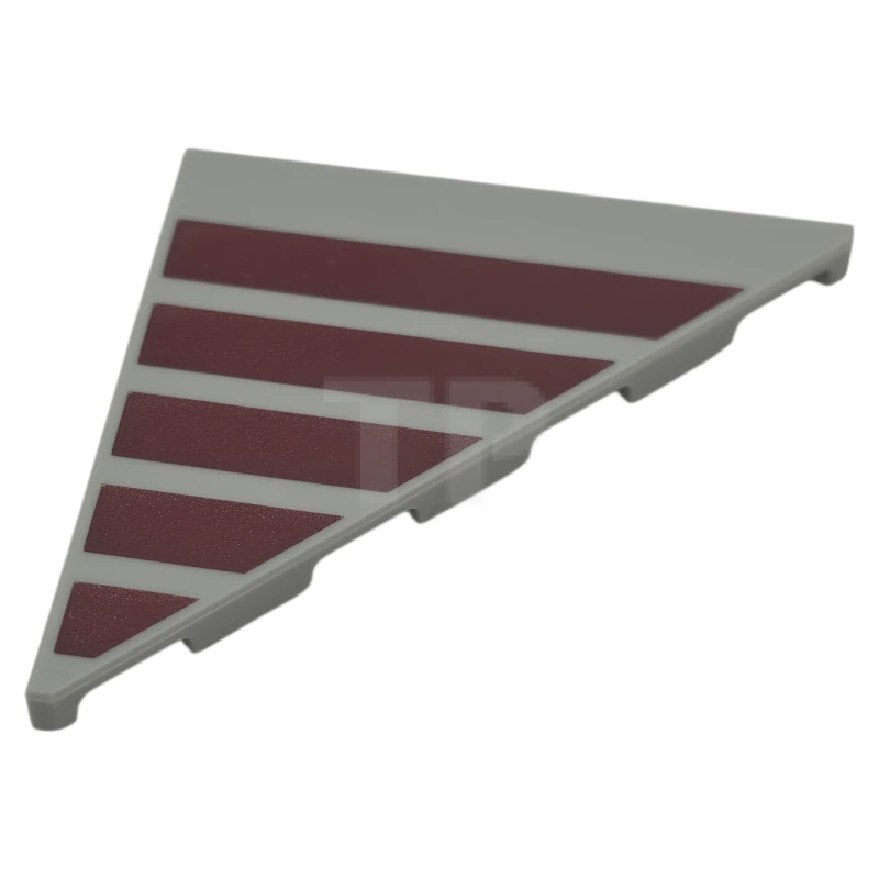 LEGO&reg; 6594310 - 7975pb001b - Tile 4 x 4 Triangular with Stripes Pattern - Side B