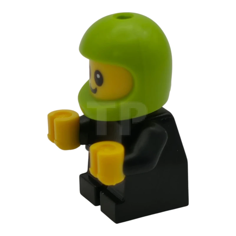 LEGO&reg; cty1944 Conductor Junior - Cuerpo Negro, Casco Lima (Juego Car Racer)