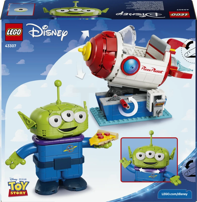 LEGO&reg; 43307 Alien met Pizza Planet raket