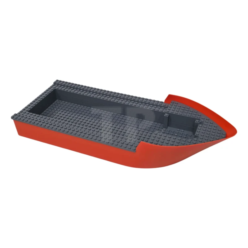 LEGO&reg; 6576846 - 4245c02 - Boat, Hull Giant Bow 50 x 20 x 7 with Dark Bluish Gray Top (4245 / 4264)