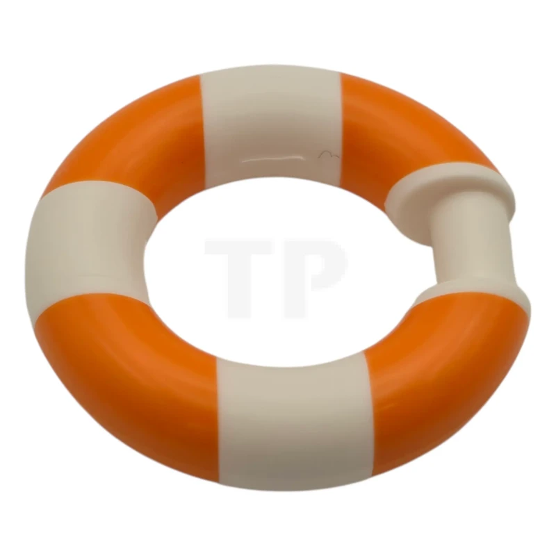 LEGO&reg; 6597562 - 7649pb02 - Minifigure, Utensil Life Preserver with Molded Orange Sections Pattern