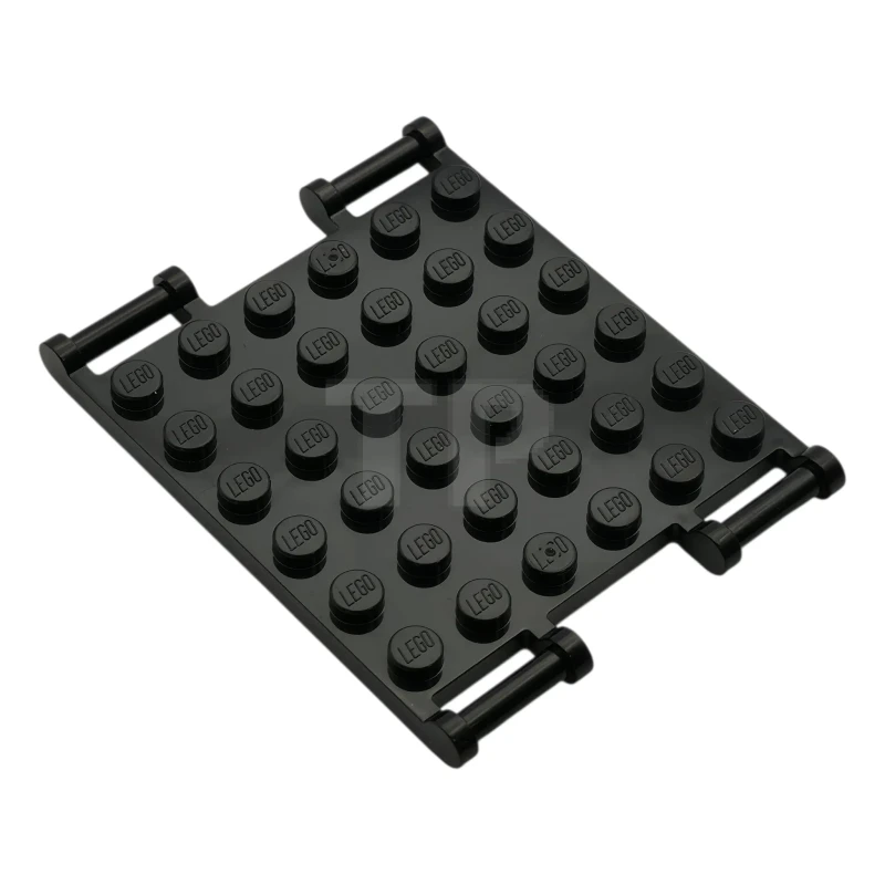 LEGO&reg; 6591776 - 6686 - Plate, Modified 6 x 6 with 4 Bar Handles on Opposite Sides