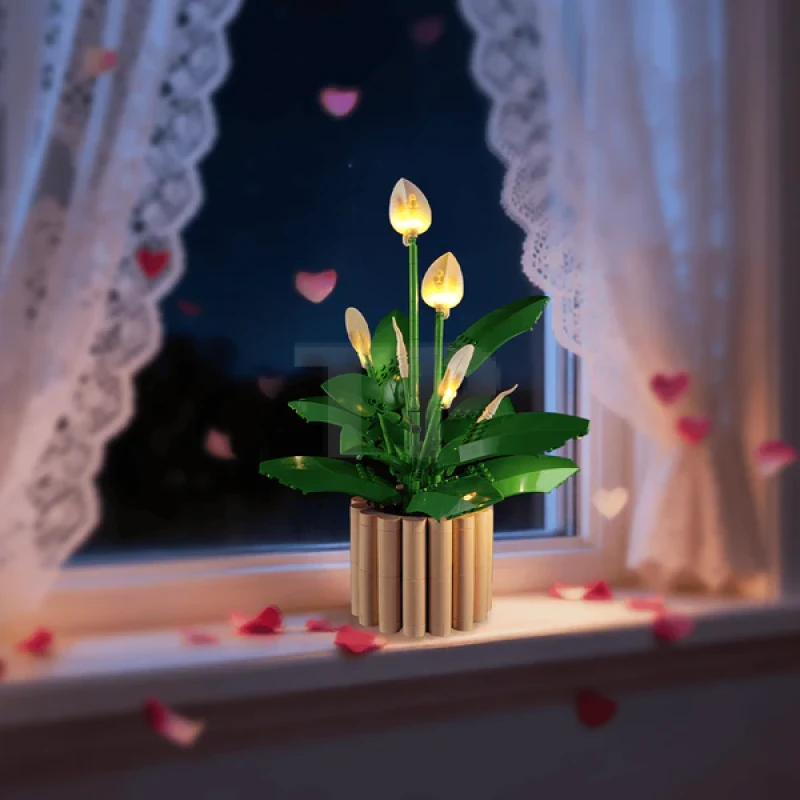 Light kit for LEGO® 11504 Peace Lily