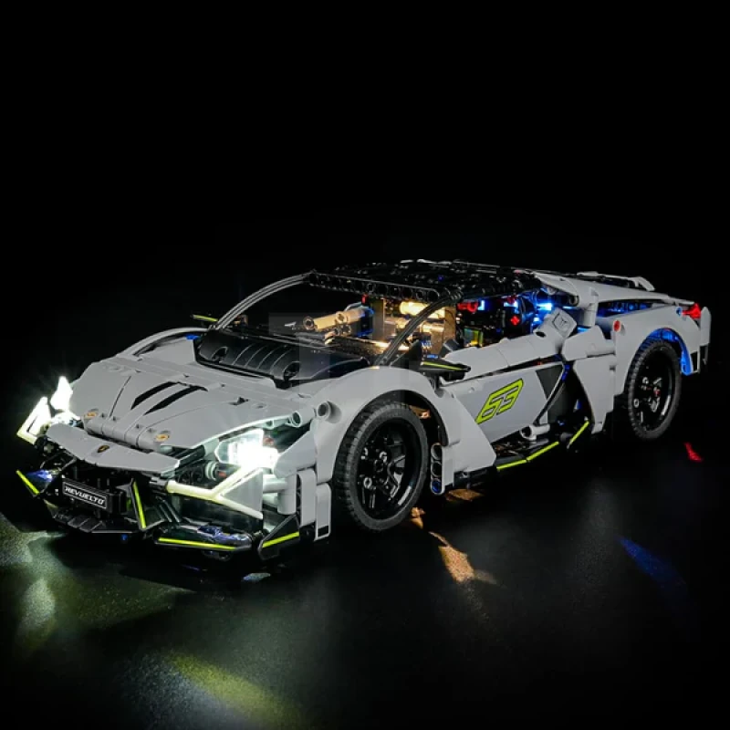 Lichtset voor LEGO® 42214 Lamborghini Revuelto Supersportwagen
