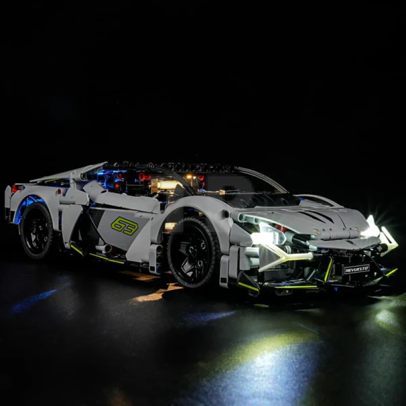 Lichtset voor LEGO® 42214 Lamborghini Revuelto Supersportwagen