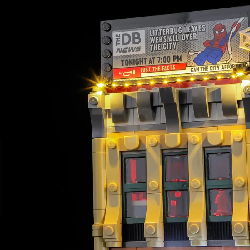 Lichtset voor LEGO® 76342 Spider-Man vs. Mysterio: De Daily Bugle