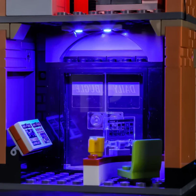Lichtset voor LEGO® 76342 Spider-Man vs. Mysterio: De Daily Bugle