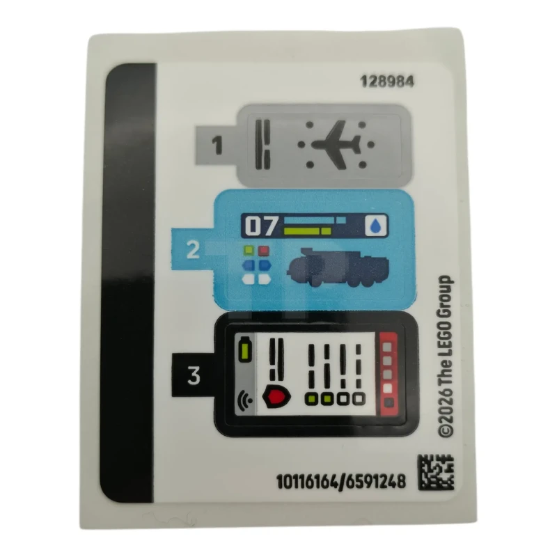 LEGO&reg; 6591248 - Sticker Sheet for Set 60499 - (10116164/6591248)