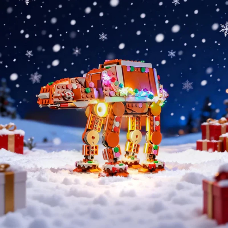 Light kit for LEGO® 40806 Gingerbread AT-AT Walker