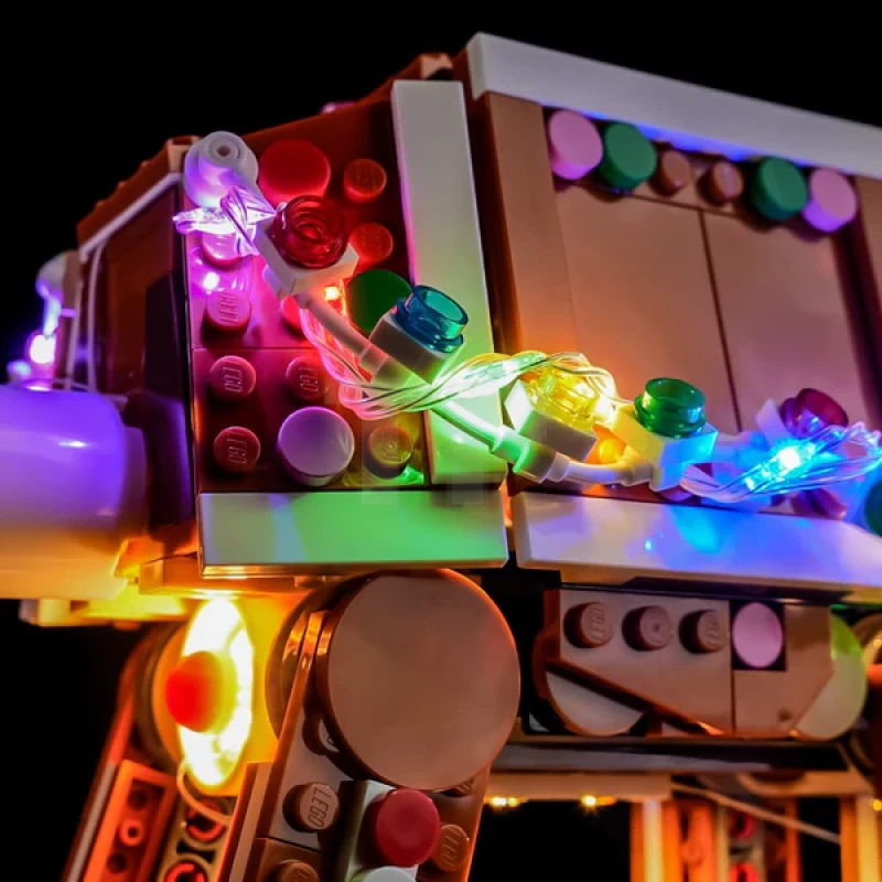 Light kit for LEGO® 40806 Gingerbread AT-AT Walker