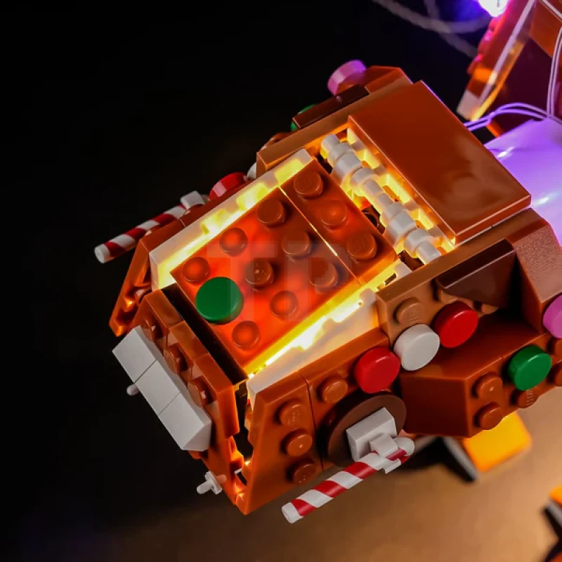 Light kit for LEGO® 40806 Gingerbread AT-AT Walker