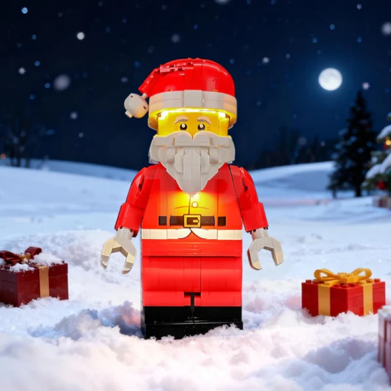 Light kit for LEGO® 40820 Up-Scaled Santa Minifigure