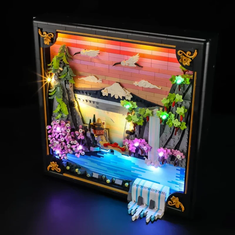 Light kit for LEGO® 31218 Japanese Cherry Blossom Landscape