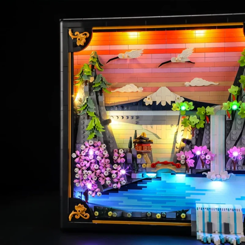 Light kit for LEGO® 31218 Japanese Cherry Blossom Landscape