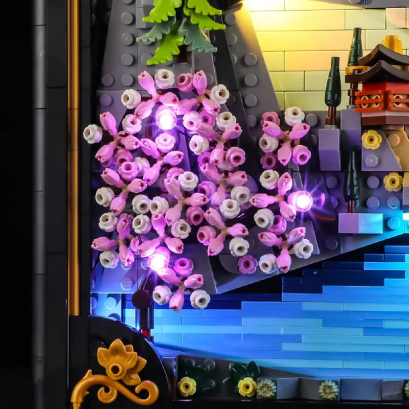 Light kit for LEGO® 31218 Japanese Cherry Blossom Landscape