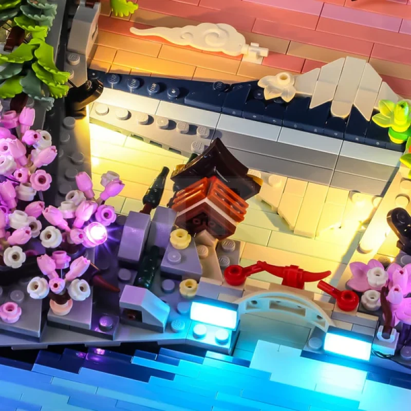 Light kit for LEGO® 31218 Japanese Cherry Blossom Landscape