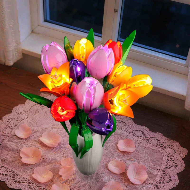 Light kit for LEGO® 11501 Tulip Bouquet