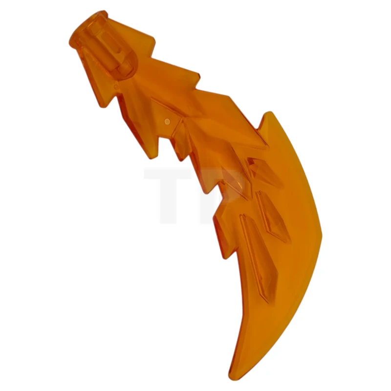 LEGO&reg; 6594395 - 7776 - Wave Angular Single with Crystals and Axle Hole End