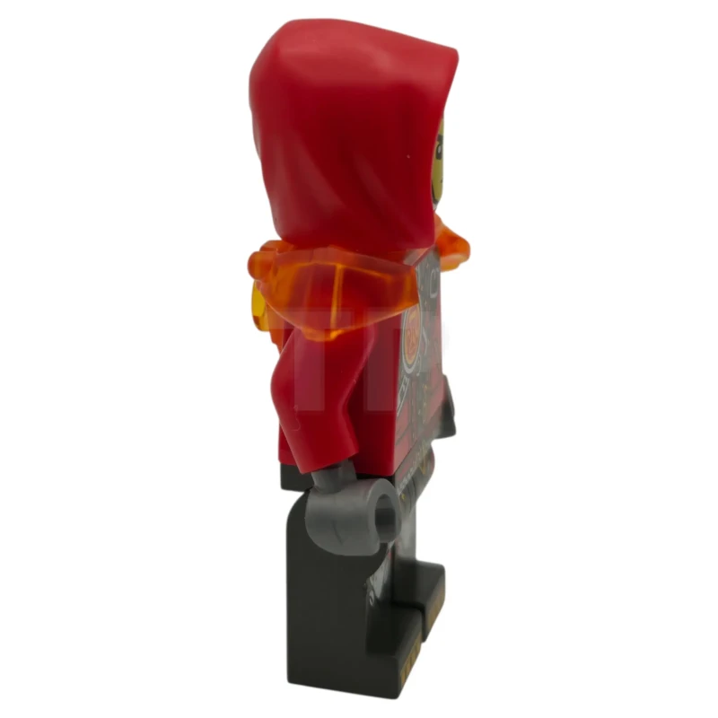 LEGO&reg; drm112 Cooper - Robot with Red Hood and Trans-Orange Armor