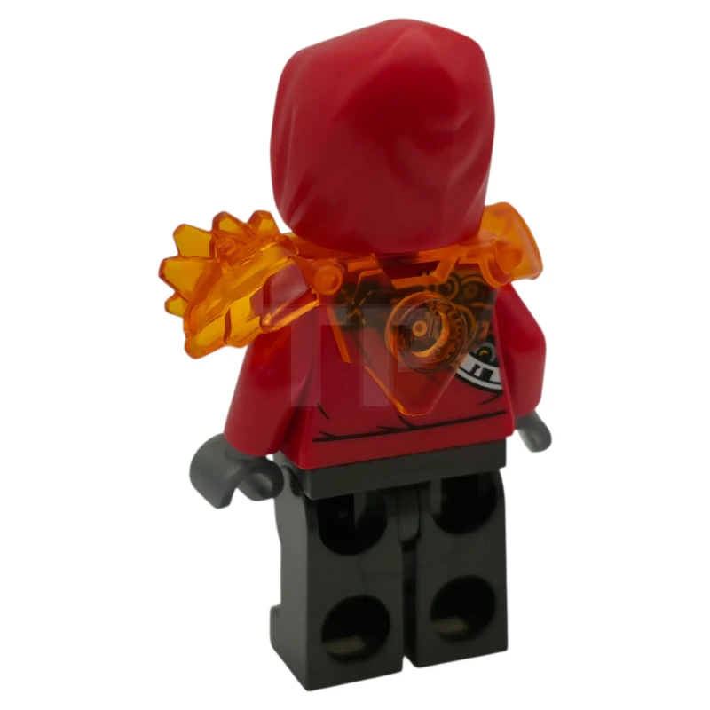 LEGO&reg; drm112 Cooper - Robot with Red Hood and Trans-Orange Armor