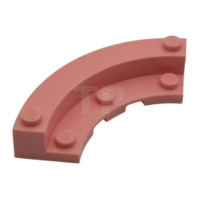 LEGO&reg;  - 5532 - Mattone, angolo rotondo 5 x 5 maccheroni con piastra rotonda 4 x 4 maccheroni