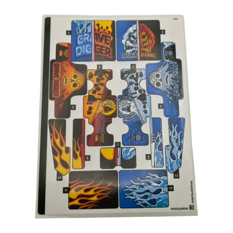 LEGO&reg; 6581361 - Sticker Sheet for Set 42219 - (10115334/6581361)