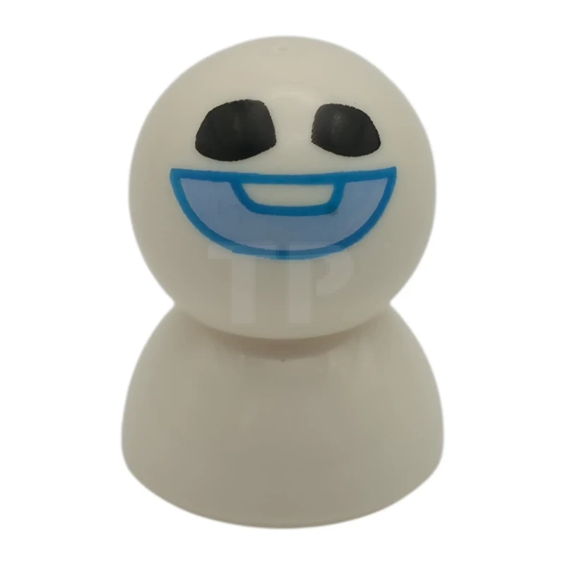 LEGO&reg; dp238 Snowgie - Sonrisa Azul Claro Brillante, Contorno Azul Oscuro, Tapa Cúpula