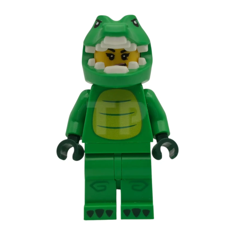 LEGO&reg; col468 Crocodile Costume Fan, Series 28 (Minifigure Only without Stand and Accessories)