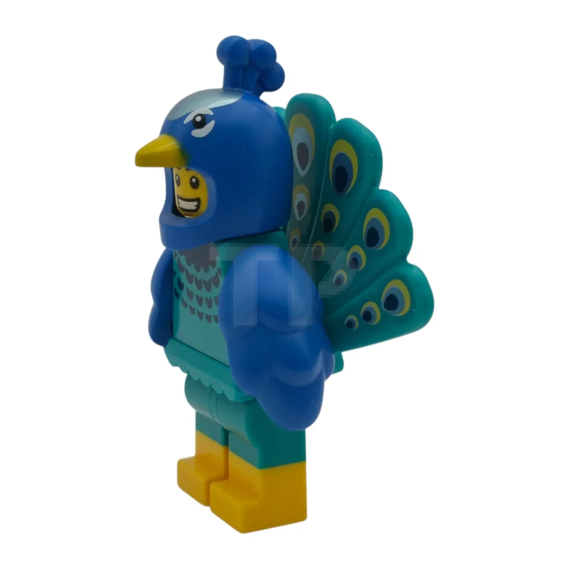 LEGO&reg; col461 Peacock Costume Fan, Series 28 (Minifigure Only without Stand and Accessories)