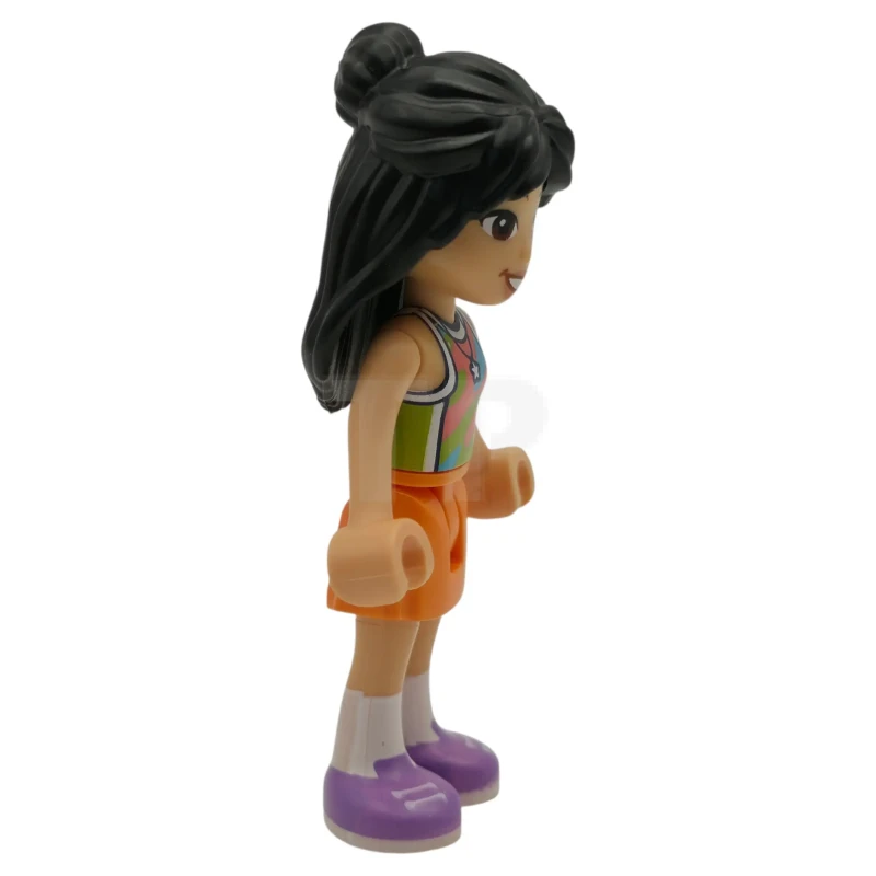 LEGO&reg; frnd0864 Friends Liann - Lime, Coral and Medium Azure Tank Top, Orange Skirt, Medium Lavender Shoes