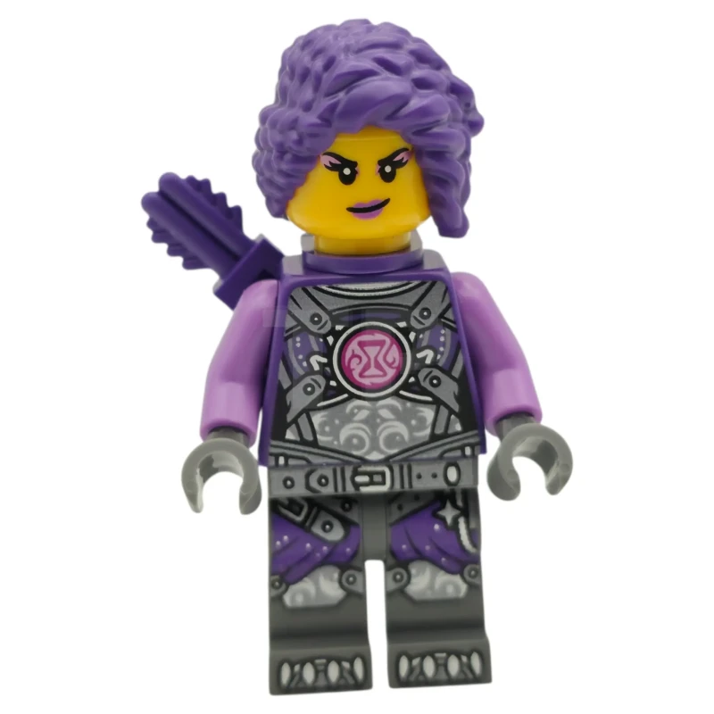LEGO&reg; drm100 Zoey - Dark Purple Quiver, Medium Lavender Sleeves Pattern