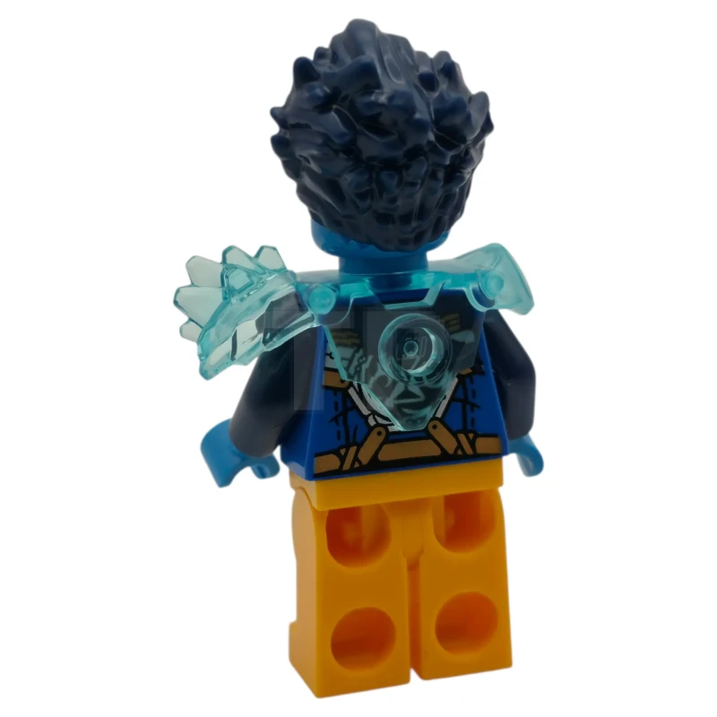 LEGO&reg; drm099 Logan - Trans-Light Blue Shoulder Armor, Bright Light Orange Legs