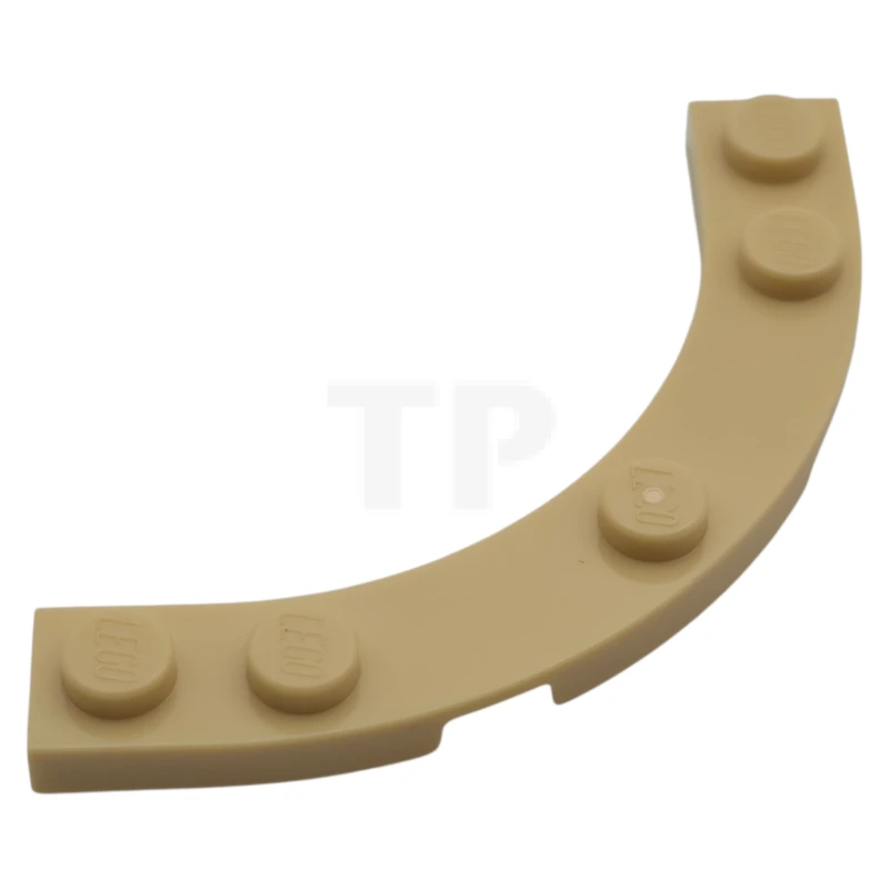 LEGO&reg; 6566759 - 80015 - Plate 5 x 5 Round Corner with 4 x 4 Curved Cutout