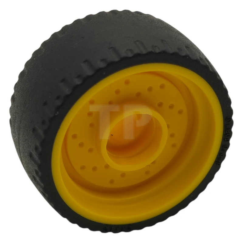 LEGO&reg; 6588987 - 72206pb01 - Wheel 24 x 12 with Pin Hole with Fixed Rubber Tire