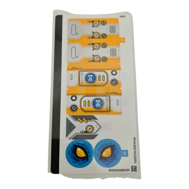 LEGO&reg; 6584199 - Feuille d'autocollants pour le set 71512 - (10115594/6584199)