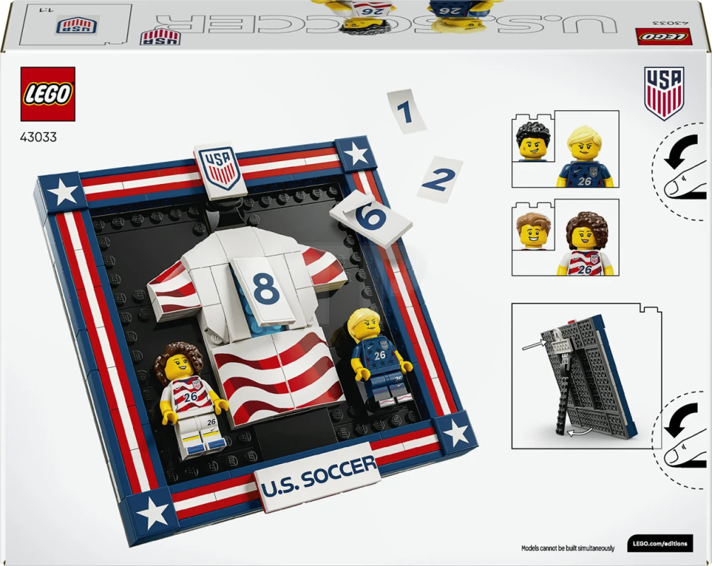 LEGO&reg; 43033 2026 U.S. Soccer National Team Jersey