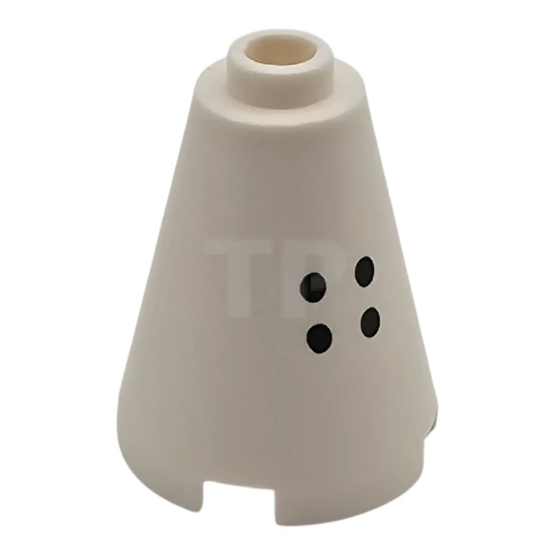 LEGO&reg; 3942cpb07 - 6582841 - Cone 2 x 2 x 2 - Open Stud with 4 Black Dots Pattern