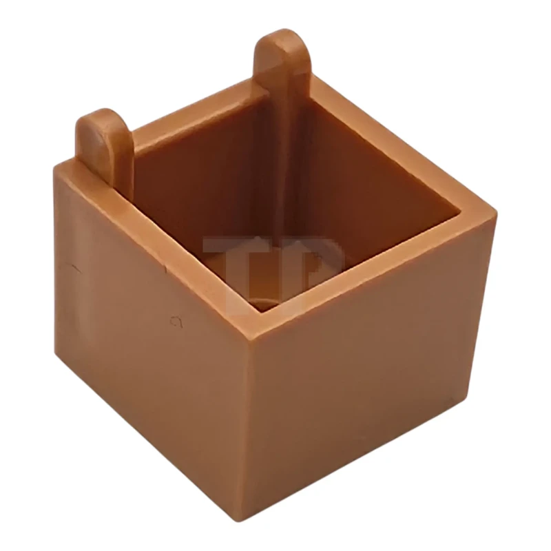 LEGO&reg; 6566342 - 7711 - Container, Box 2 x 2 x 1 1/3 - Öffnung oben mit Scharnier und Loch im Boden