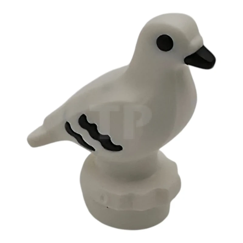 LEGO&reg; 6577784 - 7188pb01 - Bird, Pigeon with Molded Black Eyes, Beak and Feathers Pattern