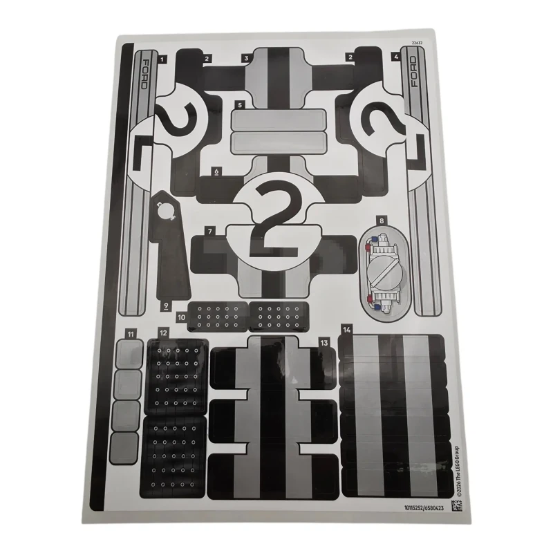 LEGO&reg; 6580423 - Sticker for Set 42223