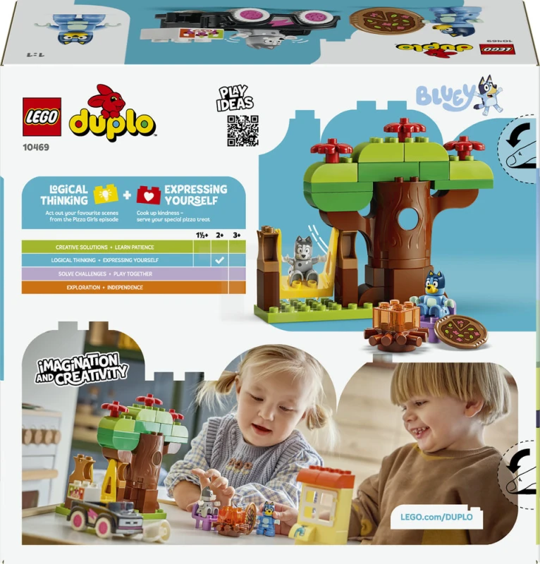 LEGO&reg; 10469 Pizza Girls with Muffin and Bluey