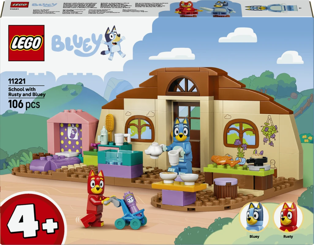 LEGO&reg; 11221 School with Rusty and Bluey