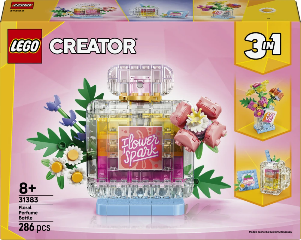 LEGO&reg; 31383 Floral Decor Perfume Bottle