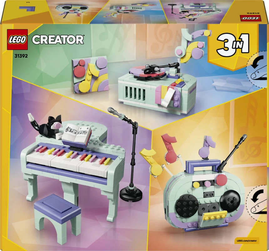 LEGO&reg; 31392 Music Decor Piano with Cat