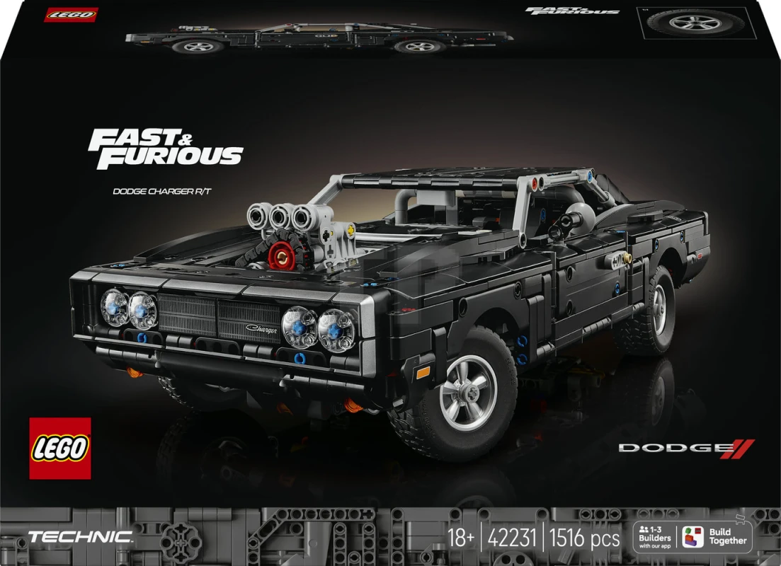 LEGO&reg; 42231 Fast and Furious Dodge Charger R/T Auto